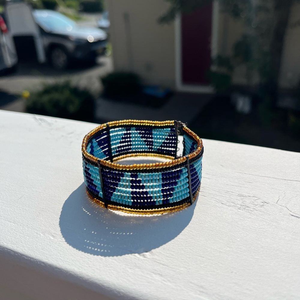 Handmade beaded bracelet